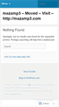 Mobile Screenshot of mazamp3.wordpress.com