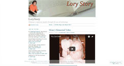 Desktop Screenshot of lorystory.wordpress.com