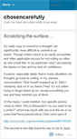 Mobile Screenshot of chosencarefully.wordpress.com