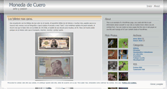 Desktop Screenshot of monedadecuero.wordpress.com