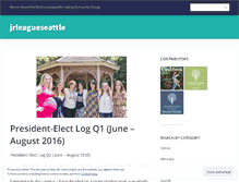 Tablet Screenshot of jrleagueseattle.wordpress.com
