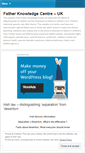 Mobile Screenshot of fatherknowledgecentre.wordpress.com