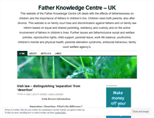 Tablet Screenshot of fatherknowledgecentre.wordpress.com