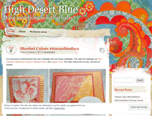 Tablet Screenshot of highdesertblue.wordpress.com