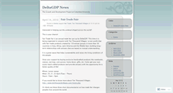 Desktop Screenshot of deltagdp.wordpress.com