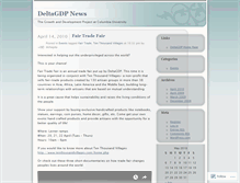 Tablet Screenshot of deltagdp.wordpress.com