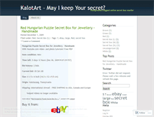 Tablet Screenshot of kalotart.wordpress.com