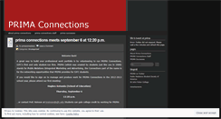 Desktop Screenshot of primaconnections.wordpress.com