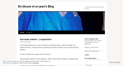 Desktop Screenshot of enblouseetenjean.wordpress.com
