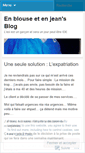 Mobile Screenshot of enblouseetenjean.wordpress.com