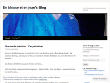 Tablet Screenshot of enblouseetenjean.wordpress.com