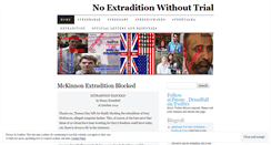 Desktop Screenshot of noextraditionwithouttrial.wordpress.com