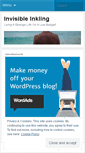 Mobile Screenshot of invisibleinkling.wordpress.com