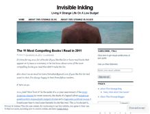 Tablet Screenshot of invisibleinkling.wordpress.com