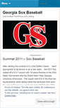 Mobile Screenshot of georgiasox.wordpress.com
