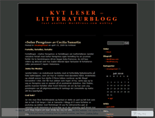 Tablet Screenshot of kvtleser.wordpress.com