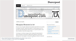 Desktop Screenshot of durerpost.wordpress.com