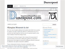 Tablet Screenshot of durerpost.wordpress.com