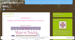 Desktop Screenshot of fiestadedulces.wordpress.com