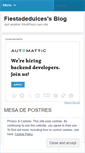 Mobile Screenshot of fiestadedulces.wordpress.com