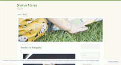 Desktop Screenshot of nievesmares.wordpress.com