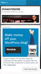 Mobile Screenshot of msworldwide.wordpress.com