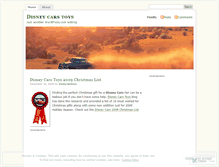 Tablet Screenshot of disneycarstoys.wordpress.com