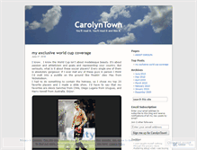 Tablet Screenshot of carolyntown.wordpress.com