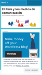 Mobile Screenshot of elperuylosmediosdecomunicacion.wordpress.com