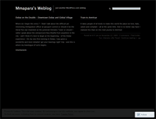 Tablet Screenshot of mmapara.wordpress.com