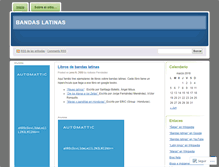 Tablet Screenshot of bandaslatinas.wordpress.com
