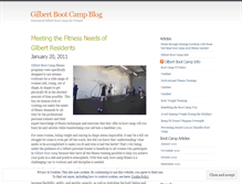 Tablet Screenshot of gilbertbootcamp.wordpress.com