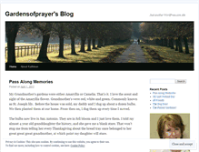 Tablet Screenshot of gardensofprayer.wordpress.com