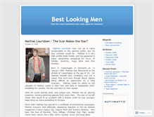 Tablet Screenshot of bestlookingmen.wordpress.com