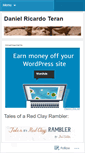 Mobile Screenshot of danielricardoteran.wordpress.com