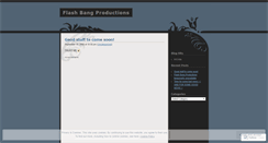 Desktop Screenshot of flashbangproductions.wordpress.com