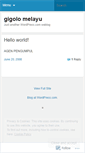 Mobile Screenshot of gigolomelayu.wordpress.com