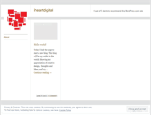 Tablet Screenshot of iheartdigital.wordpress.com