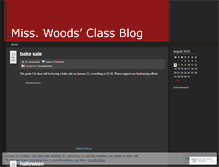 Tablet Screenshot of misswoods.wordpress.com