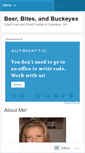 Mobile Screenshot of beerbitesbuckeyes.wordpress.com