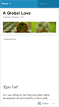 Mobile Screenshot of agloballove.wordpress.com