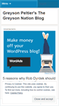 Mobile Screenshot of greysonnation.wordpress.com