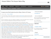 Tablet Screenshot of greysonnation.wordpress.com