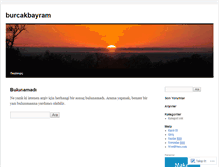 Tablet Screenshot of burcakbayram.wordpress.com