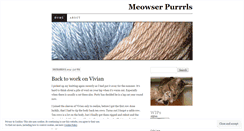 Desktop Screenshot of meowserpurrrls.wordpress.com