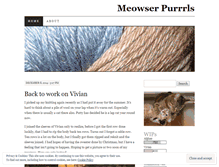 Tablet Screenshot of meowserpurrrls.wordpress.com