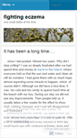 Mobile Screenshot of fightingeczema.wordpress.com