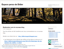 Tablet Screenshot of didiertougard.wordpress.com