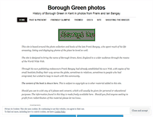 Tablet Screenshot of bgphotos.wordpress.com