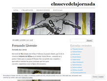 Tablet Screenshot of elnuevedelajornada.wordpress.com